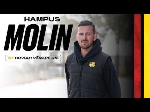 Intervju med U16:s nya huvudtränare Hampus Molin