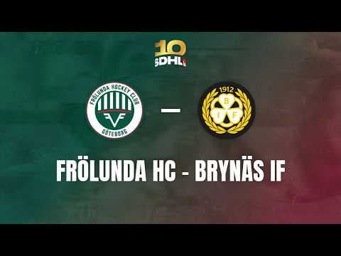 SDHL: Frölunda HC - Brynäs IF | Frölundaborgs Isstadion | Säsong 26/27