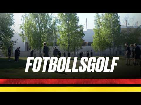 Fotbollsgolf med SHL-laget