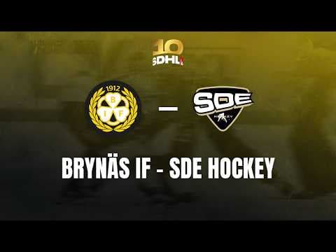 SDHL: Brynäs IF - SDE Hockey | Monitor ERP Arena | Säsong 26/27